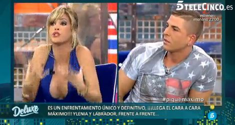 Ylenia vs. Labrador en el 'Deluxe' / Telecinco.es