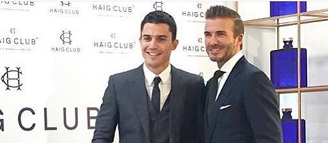David Beckham y Álex González, juntos en Madrid | Foto: Instagram