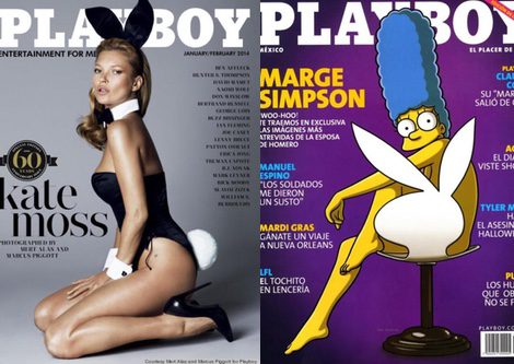 Kate Moss y Marge Simpson