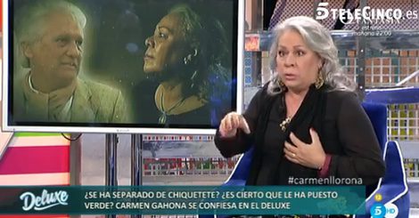 Carmen Gahona sufre un desgarro en el pecho izquierdo / Telecinco.es