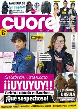 Andrés Velencoso y Nieves Álvarez en la portada de Cuore
