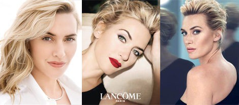 Kate Winslet, embajadora de belleza de la firma Lancôme