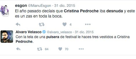 Usuarios de Twitter comentan el vestido de Cristina Pedroche