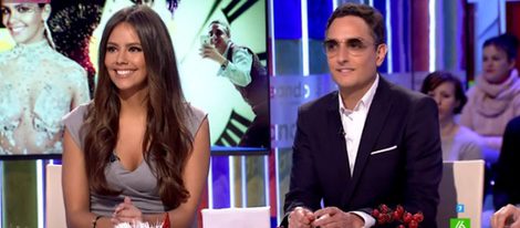 Cristina Pedroche y David Muñoz en 'Zapeando' zanjando la polémica | Foto: Antena3.com