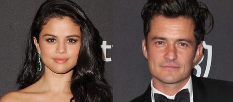 Selena Gomez y Orlando Bloom en las fiestas posteriores a los Globos de Oro