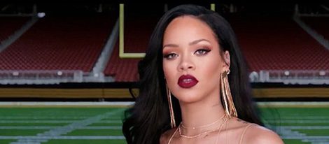 Rihanna en el anuncio de la Super Bowl | Foto: CBS