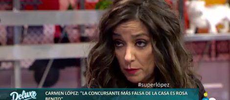 Carmen López habla de Rosa Benito en 'Sálvame Deluxe' | Telecinco.es
