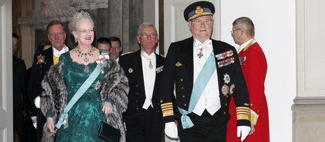 La Reina Margarita II y el Príncipe Enrique de Dinamarca