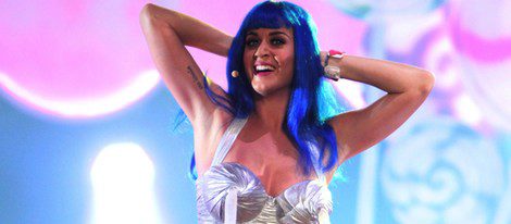 Katy Perry durante una de sus actuaciones