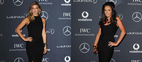 Bar Refaeli y Tamara Ecclestone en los premios Laureus