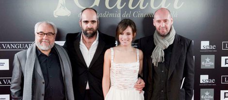 Luis Tosar y Marta Etura en los Premios Gaudí 2012