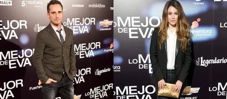 Jorge Drexler y Blanca Suárez en el estreno de 'Lo mejor de Eva'