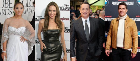 Jennifer Lopez, Angelina Jolie, Tom Hanks y Tom Cruise presentarán los Oscar 2012