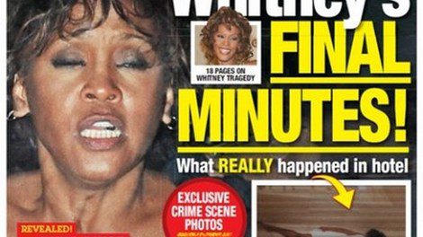 Un diario desata la polémica al contratar a una doble de Whitney Houston para simular su muerte