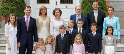 La Familia Real Española al completo