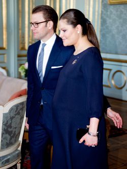 Los Príncipes Daniel y Victoria de Suecia