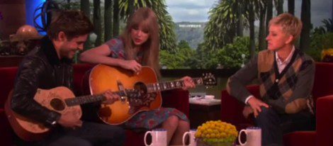 Taylor Swift y Zac Efron en el Show de Ellen DeGeneres