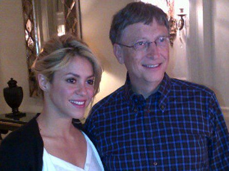 Shakira y Bill Gates 