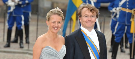 El Príncipe Friso de Holanda y su mujer Mabel