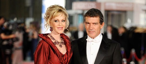 Antonio Banderas y Melanie Griffith en los Premios Goya 2012