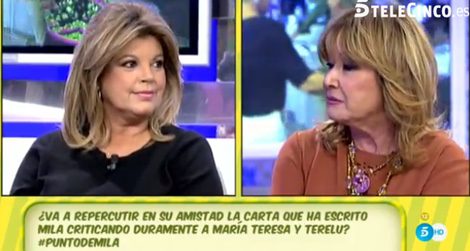 Terelu Campos y Mila Ximénez, cara a cara tras la carta / Telecinco.es