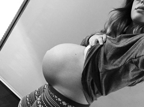 Jessica Bueno en la recta final de su embarazo / Instagram