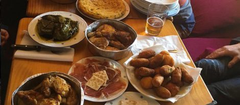 El banquete que Crisitina Pedroche ha disfrutado a su vuelta / Imagen: Instagram