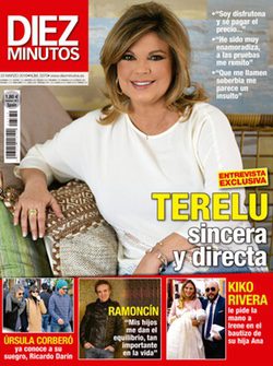 Terelu Campos en la portada de Diez Minutos