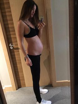 Malena Costa luce embarazo / Instagram