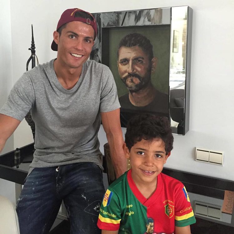 Cristiano Ronaldo con su hijo/ Cristiano Ronaldo Instagram