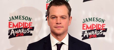 Matt Damon ganador a Mejor Actor por 'Marte' en los Premios Jameson Empire