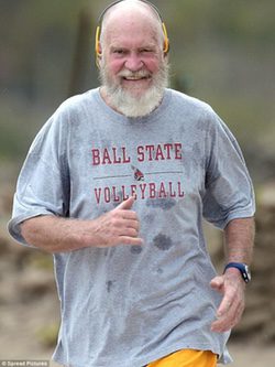 David Letterman con unos kilos de más
