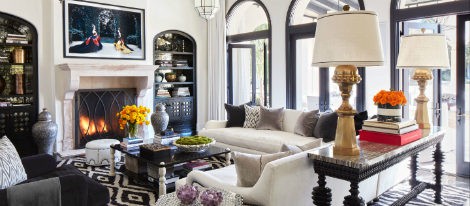 El afán por lo exótico y lo colorido son dos aspectos que mejor definen el gusto decorativo de Khloé Kardashian | Foto: Architectural Digest