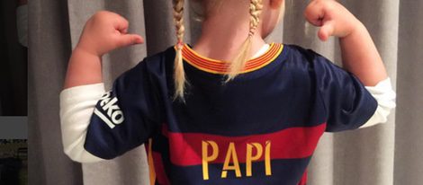 Althea con la camiseta de Fc Barcelona / Instagram