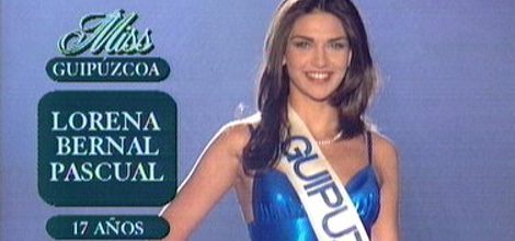 Lorena Bernal en Miss España 1999 / Telecinco.es