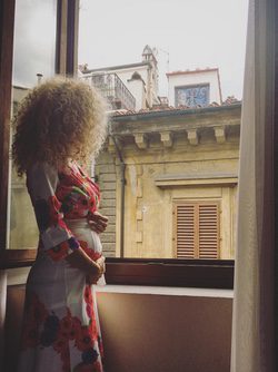 Azahara despidiéndose de Florencia / Instagram