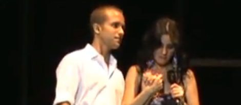 Diana Navarro sube a Pablo Alborán al escenario en 2008