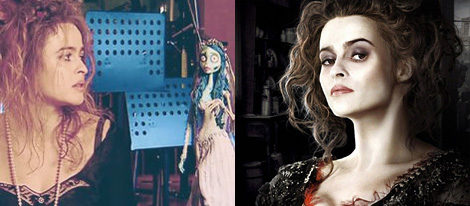 Helena Bonham Carter en las películas 'La novia cadáver' y 'Sweeney Todd'