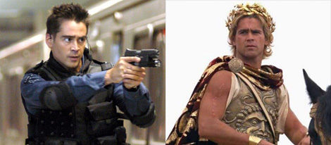 Colin Farrell como agente S.W.A.T. y como Alejandro Magno'