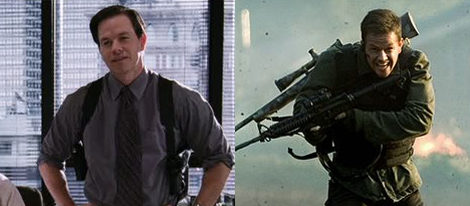 Mark Wahlberg en 'Infiltrados' y en 'El tirador'