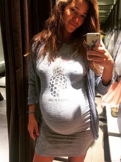 Malena Costa en la recta final de embarazo / Instagram