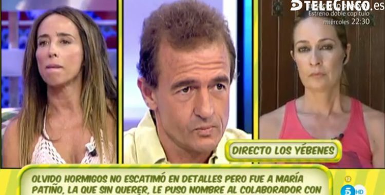 María Patiño pidió perdón a Lequio / Telecinco.es