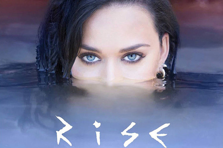 Katy Perry en la portada de 'Rise', su nuevo single