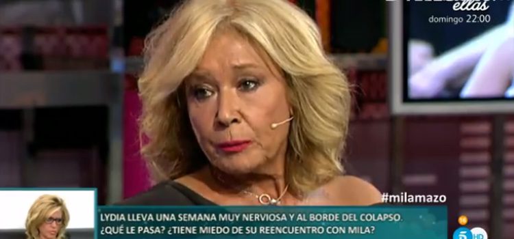 Mila Ximénez hablando de cómo se siente con Lydia Lozano / Telecinco.es