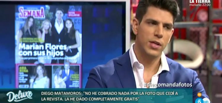 Diego asegura que no ha cobrado por la foto / Telecinco.es