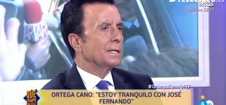 Ortega Cano confía en la curacion de su hijo José Fernando / Telecinco.es