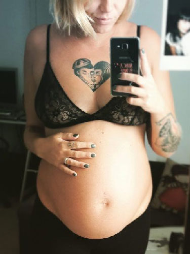 Giuls muestra su avanzado estado de embarazo/ Fuente: Instagram