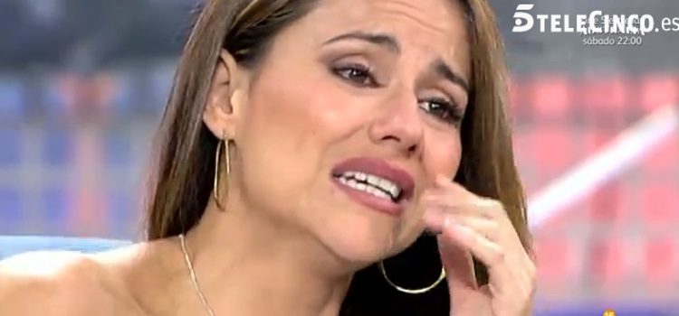 Mónica Hoyos llorando de rabia / Telecinco.es