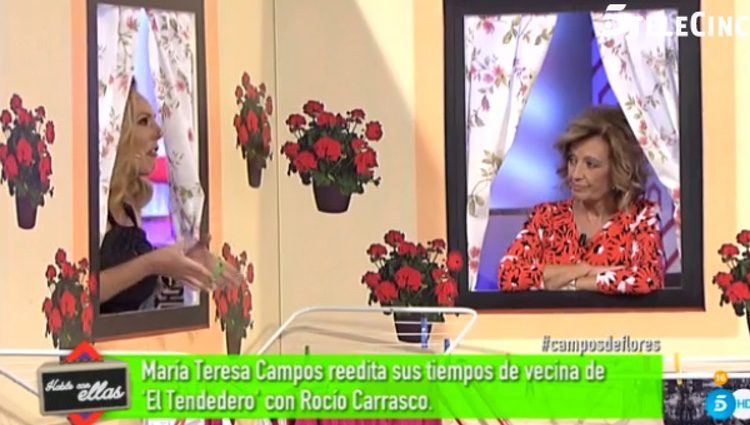 Rocío Carrasco y Teresa Campos