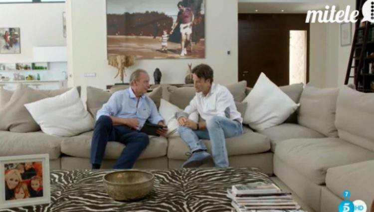 Bertín Osborne entrevista a Carlos Moyá en la casa del extenista